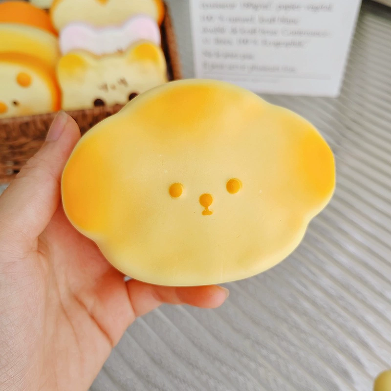 Игрушка squish «хлеб/тост» мягкий сквиши, медленное восстановление, экокожа, антистресс