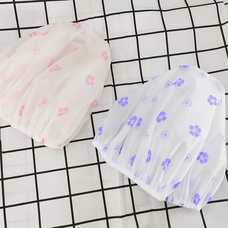 干發帽防水浴帽廚房油煙護髮兒童洗浴彩色加厚多使用浴帽源頭批發