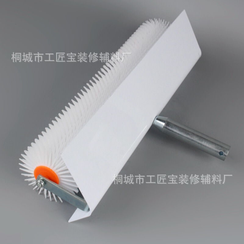 With baffle defoaming roller brush cement self-leveling splash board defoaming roller gypsum base self-leveling deflation roller
