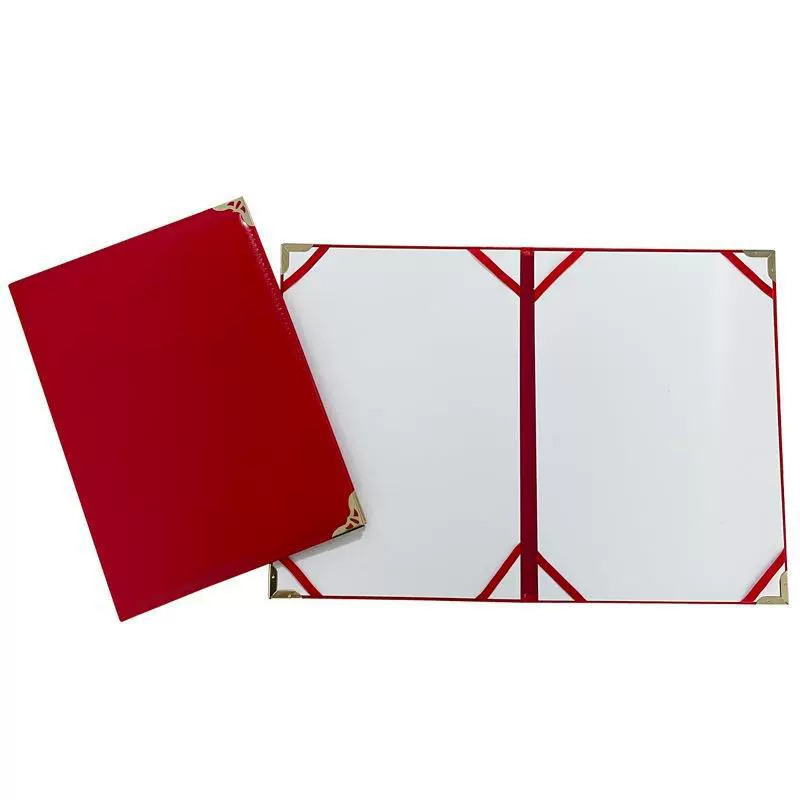 Файл-отчёт Velvete Speech Folder File File Stop Business Leather Face A3A4 Blank Certificate Signing Ceremony Book