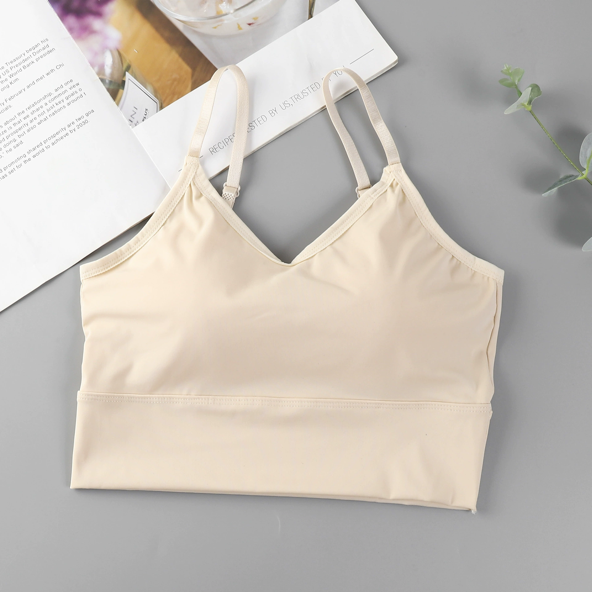 Silk adjustable breast pads, straps, protective underware, wireless bra, beautiful back, clips included, backless