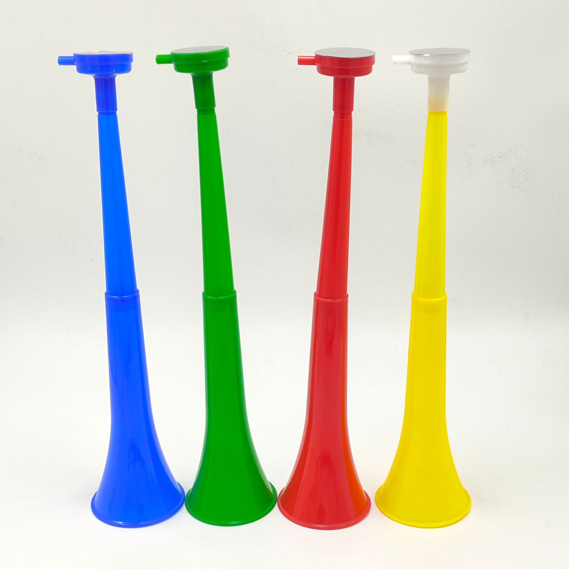 Dos bocinas retráctiles para apoyos especiales de la Copa del Mundo atmósfera fiesta juguetes fiesta mayorista