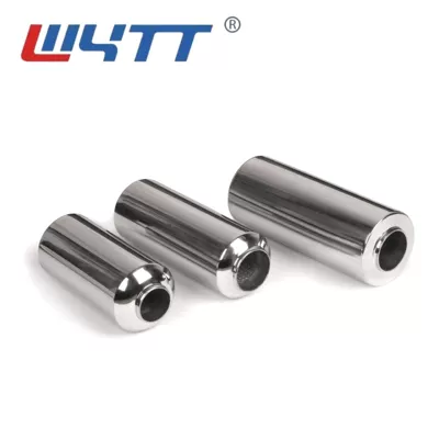 Customized car modification stainless steel resonator exhaust pipe with welded mid-section vortex back pressure straight-through silencer