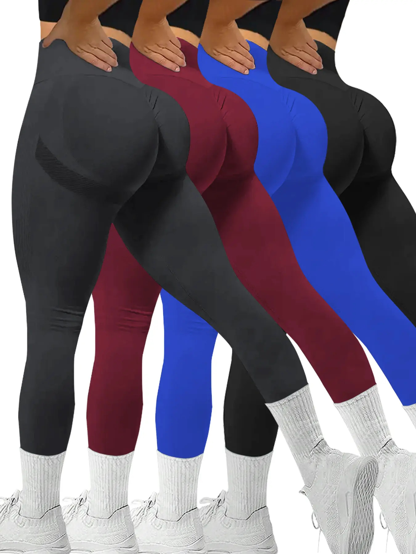 Peach Hip Fitness Pants For Women, High Waist, Abdomen And Hip Lift Yoga Trousers, Sports Running Training Can Wear Leggings_ecoleips.com