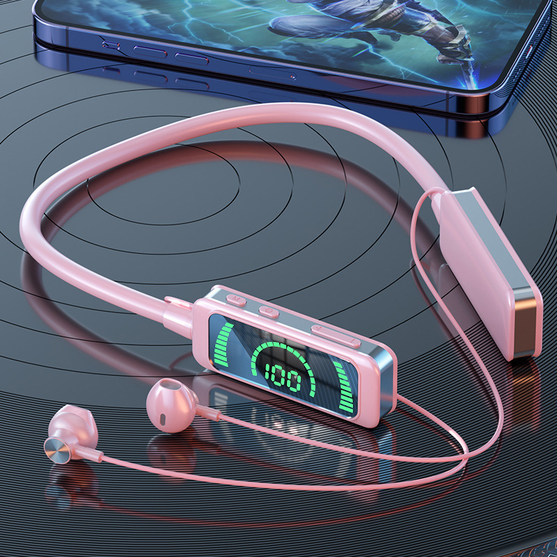 人気の X88 ミラー 2025 新しいワイヤレス Bluetooth ヘッドセットセミインイヤーハンギングネックスポーツ超長バッテリー寿命プライベートモデル|undefined