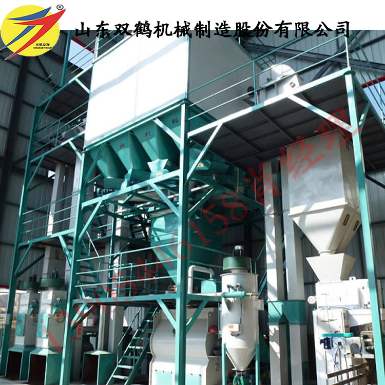 预混料线 牛羊浓缩料粉碎混合机 蛋鸡料成套设备 猪饲料颗粒机组