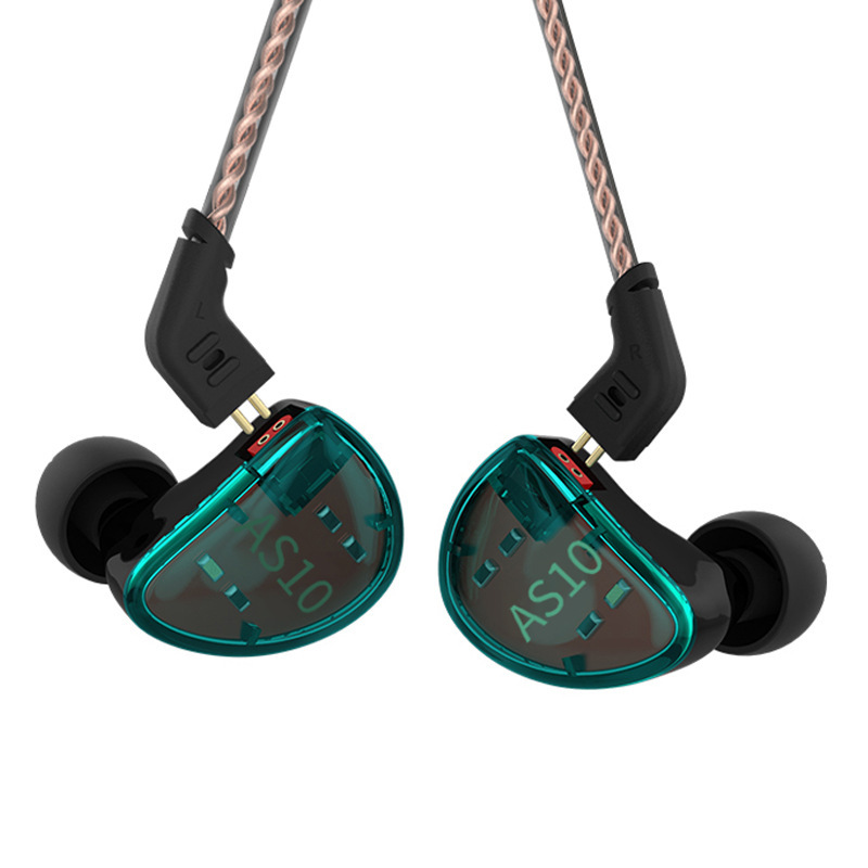KZ AS10入耳式鉄イヤホン10ユニット音楽イヤホンバランス動鉄運動携帯電話マイク付きイヤホン|undefined