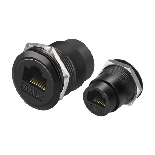 SETO ShengTuo C-Type 22mm Metal Round Category 6 Network Cable Module with Docking Port Connector