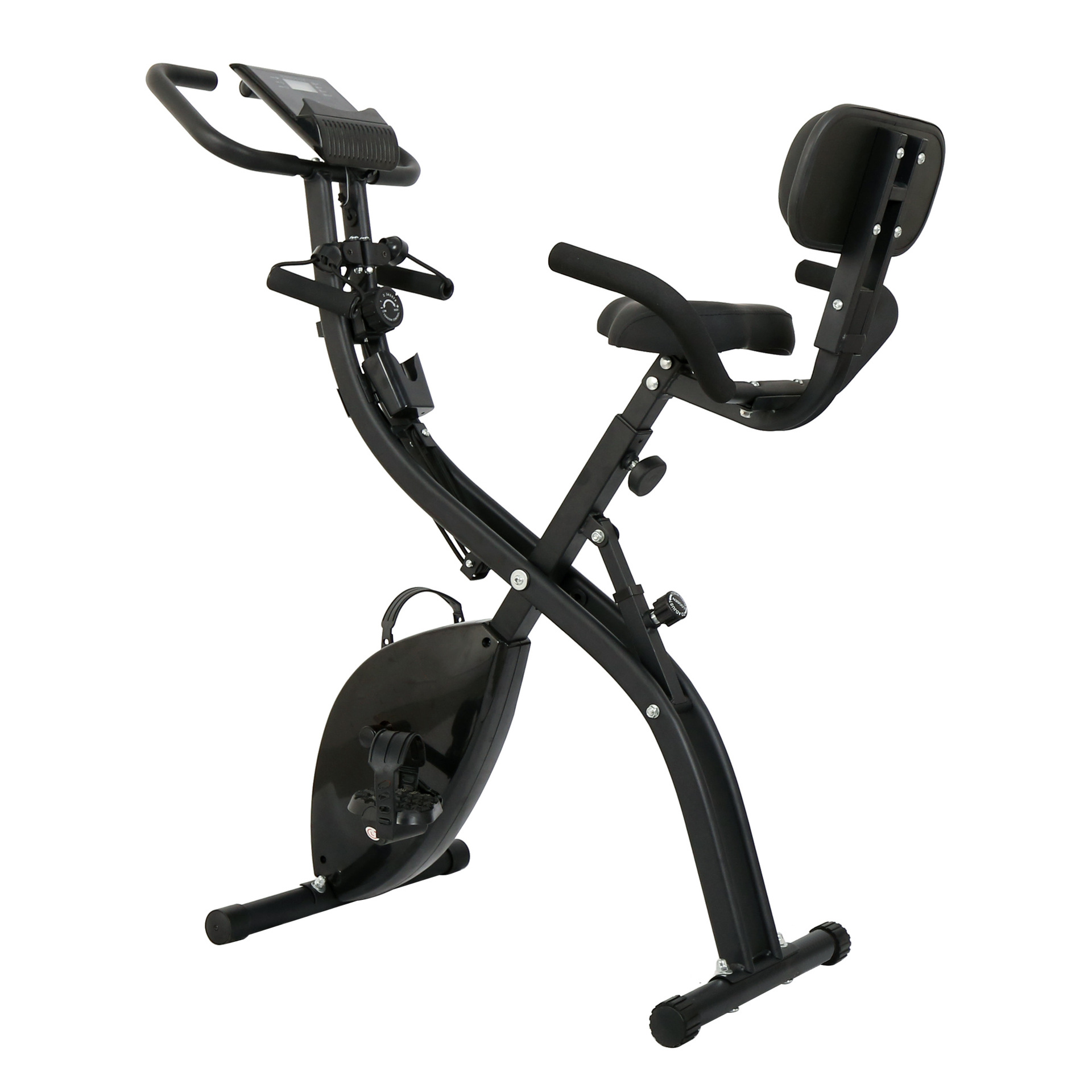 Bicicleta dinámica doméstica conveniente ultra silenciosa plegable de gimnasio de control magnético con rodillos de cuerda de tracción