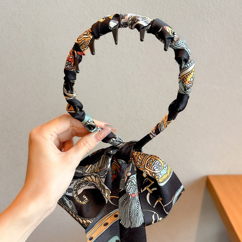 Diadema alta para mujer, nueva colección 2026, accesorio para el cabello estilo Chanel francés, elegante banda ancha para el cabello.