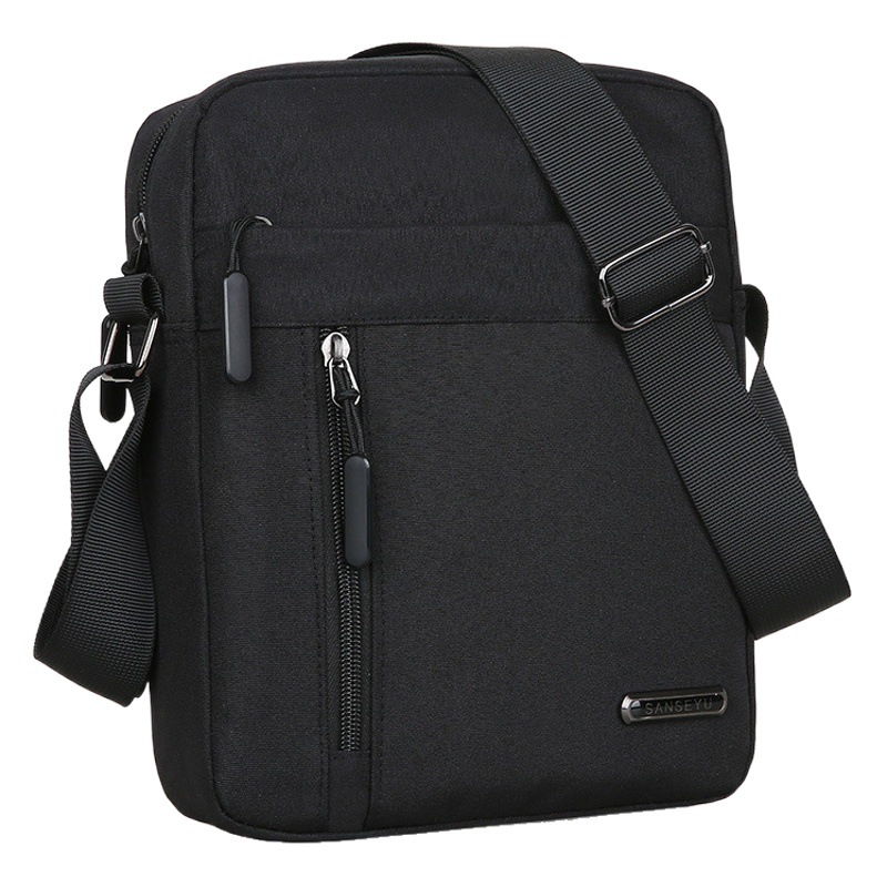 Wholesale New Men's Bag Nylon Cloth Bag Business Travel Shoulder Bag Travel Large Capacity Handbag Korean Style Crossbody Bag