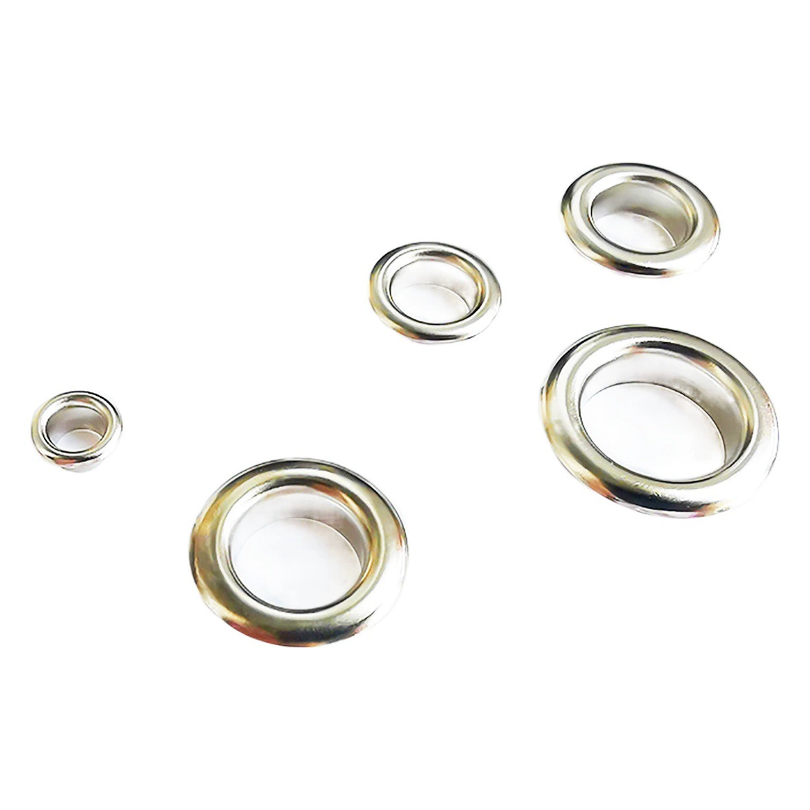 Холст Пряжка медный воздушный глаз серебряный металлический глаз круглый нержавеющая сталь цвет ушко заклепка Пряжка Hangtag