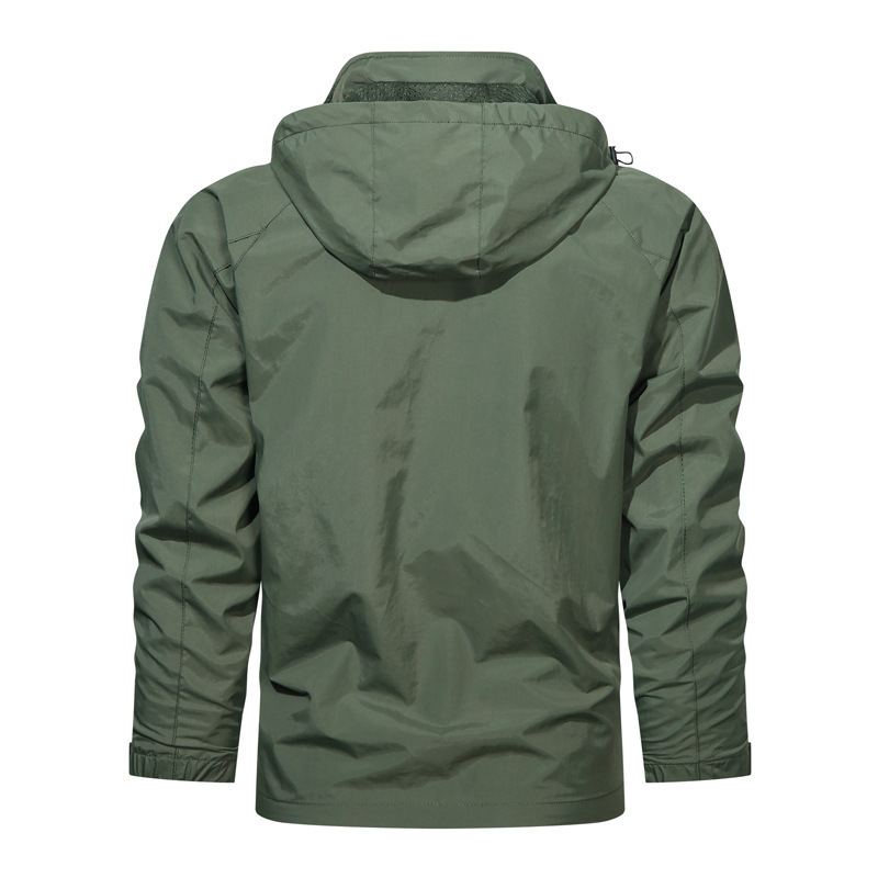 Wearing sports 022 jacket for casual wear with a new 100 thin clothing jacket, windproof men's styles, pure spring and_voghion.com