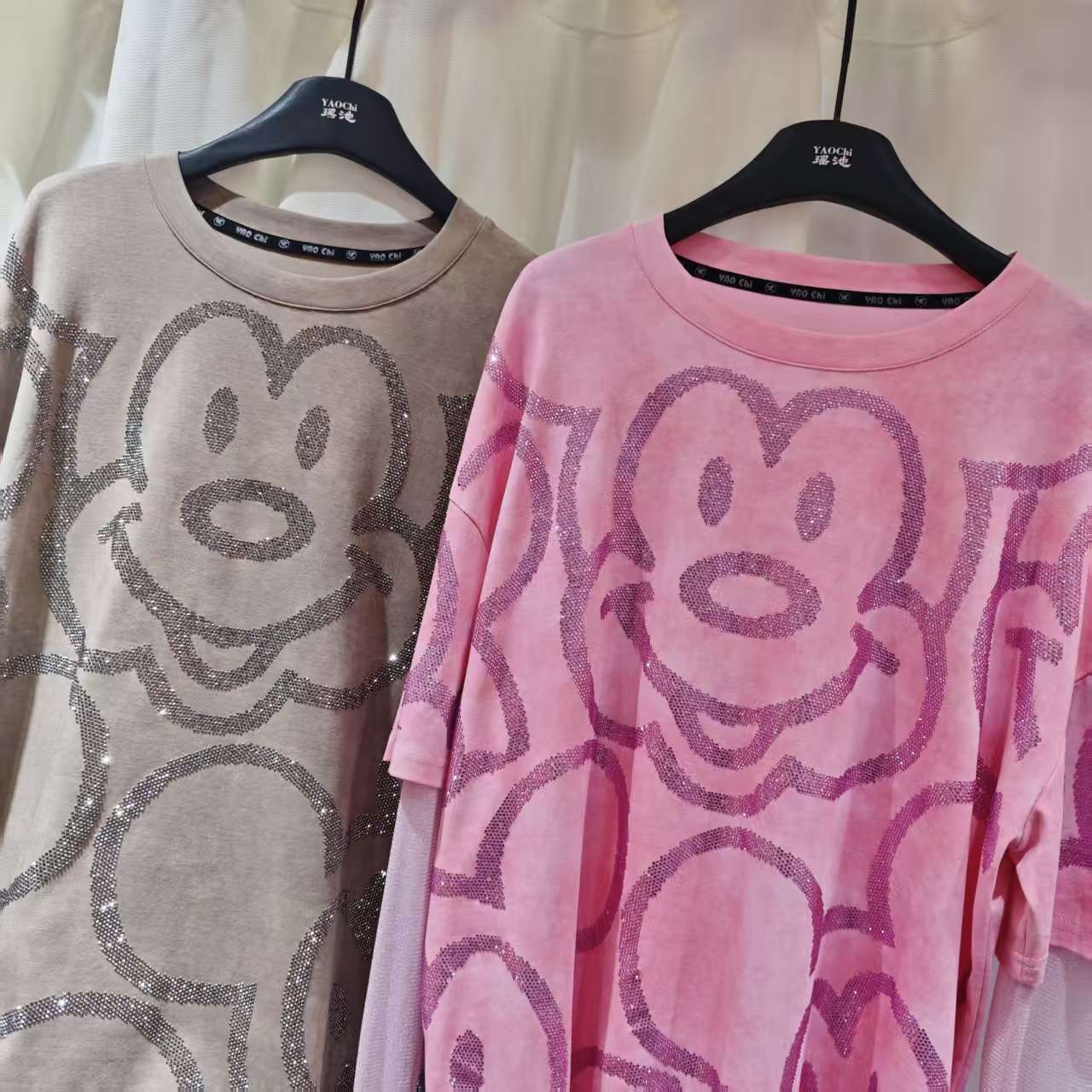 Transfronterizos europeos y americanos ropa de mujer camiseta de manga corta para mujeres otoño y invierno suelta ropa de mujer de tamaño medio y largo chaqueta de moda image 3