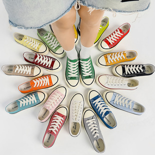 Spring 2023 Harajuku All-match Student Classic 1970s Retro Board Shoes Korean Style Low-cut Women's Canvas Shoes for Men Couple
