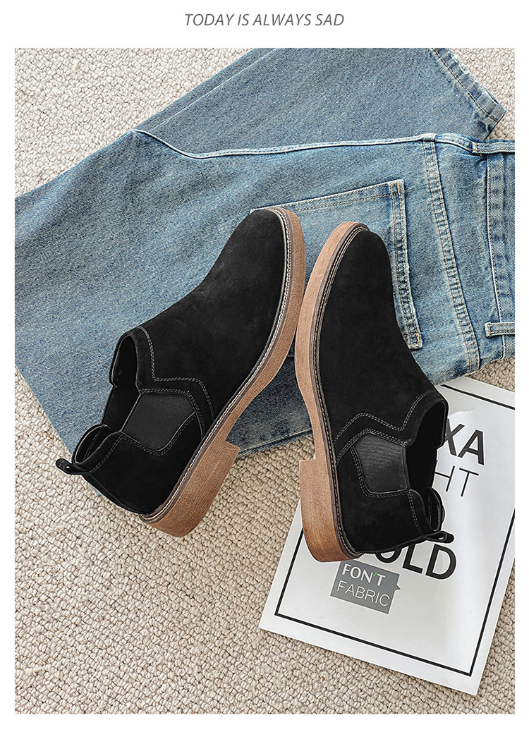 New men's shoes breathable casual leather shoes men set foot a slip-on low-top men's shoes_voghion.com