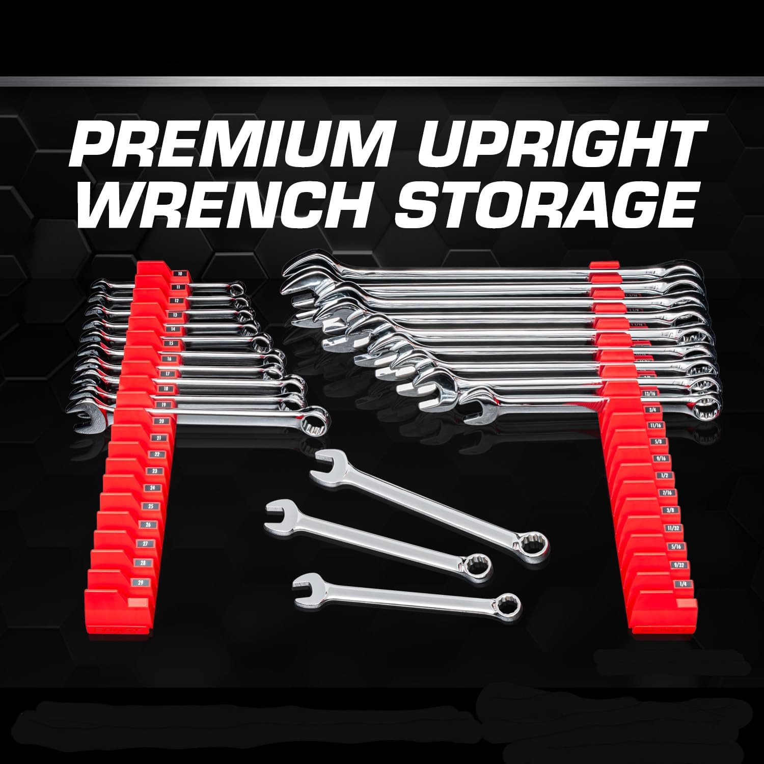 Wrench holder扳手收纳储物架可以容纳20个扳手收纳整理架跨境