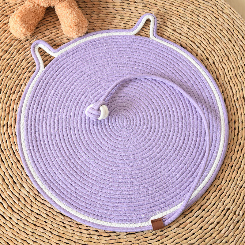 Cuerdas de algodón trenzadas lavables, almohadilla de garra de gato, almohadilla de sueño integral, almohadilla de agarre de gato, almohadilla de agarre de perro, almohadilla de agarre de gato, almohadilla de protección