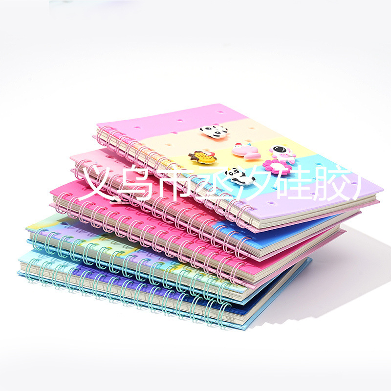 Cuaderno de silicona DIY Cuaderno de mano Cuaderno de alta creatividad Cuaderno de tendencia Cuaderno lindo simple Cuaderno de amor