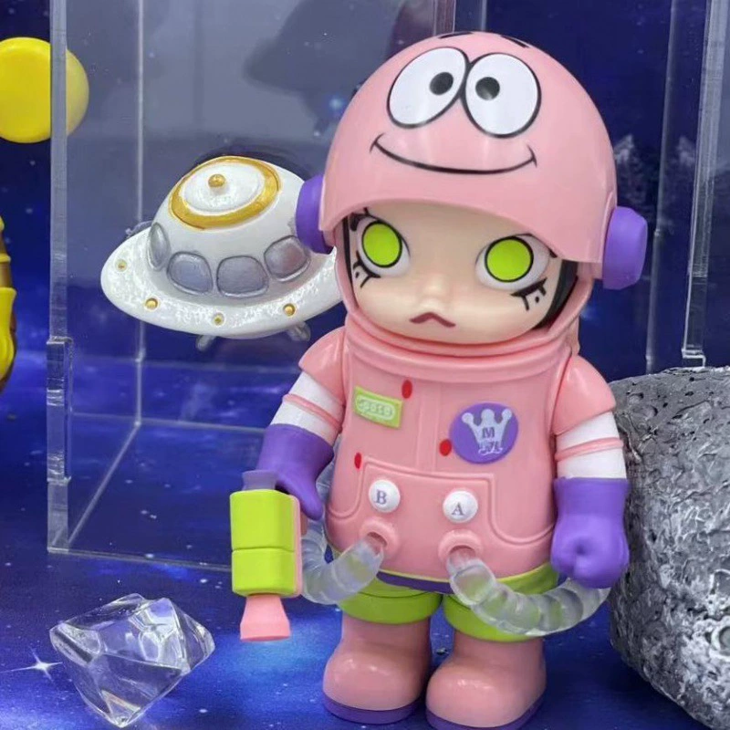 Коллекционная серия Bubble Mart Mega Space Molly Astronaut Jasmine второго поколения — коробка-головоломка ручной работы