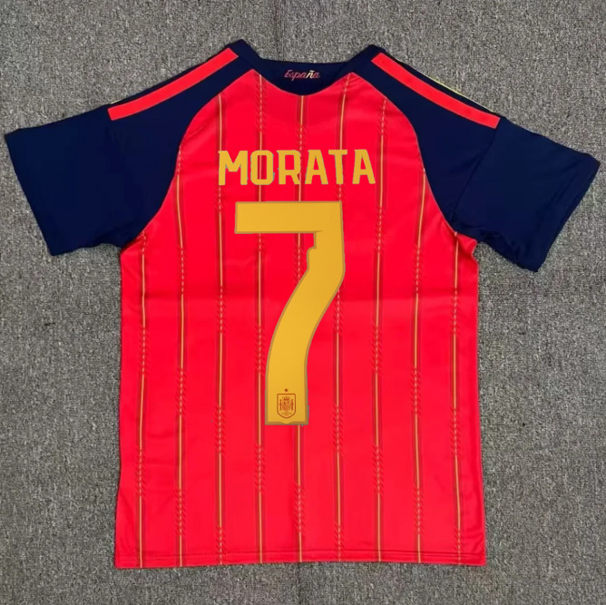 2026 nuevo equipo nacional argentino español camiseta McCallister estrella impresa uniformes de fútbol