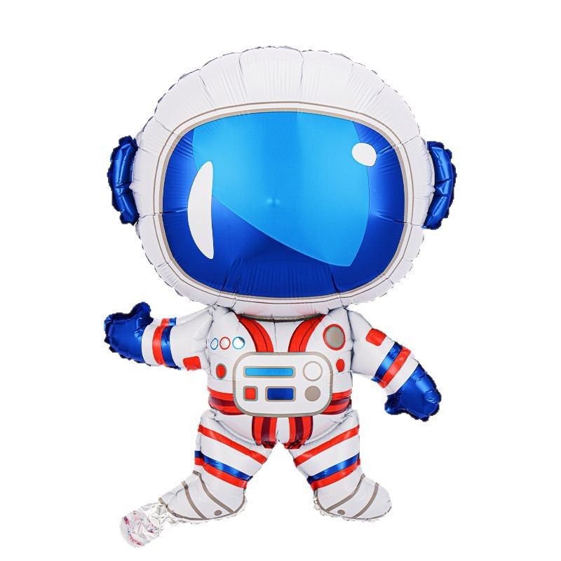 Cosmonauta cohetes globos cosmos tema piloto de globo niño decoración de cumpleaños globo de película de aluminio