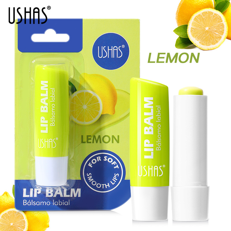 Bálsamo labial de venta caliente transfronterizo de USHAS Bálsamo labial en caja Hidratante e hidratante para reducir las líneas de los labios Mascarilla de labios explosiva image 8