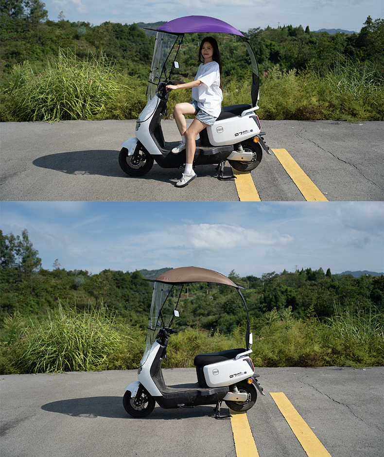 Electric Scooter Canopy Sunshade Umbrella Electric Motorcycle Sun Protection Carport New Electric Vehicle Umbrella Manufacturer Wholesale