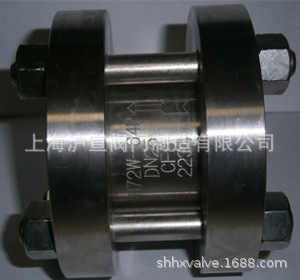 上海沪宣 H72Y-160高压止回阀   锻钢止回阀