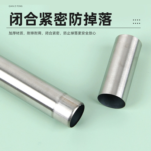 Manufacturer wholesale stainless steel storage tube barbecue skewer tube steel brazing storage box skewer tube outdoor barbecue equipment skewer tube