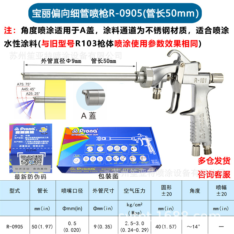 prona����R-0609����Ƭ��Բ��ƫ��ϸ�ܲ���ƿ�ڱڲ����ֶ�����ǹ