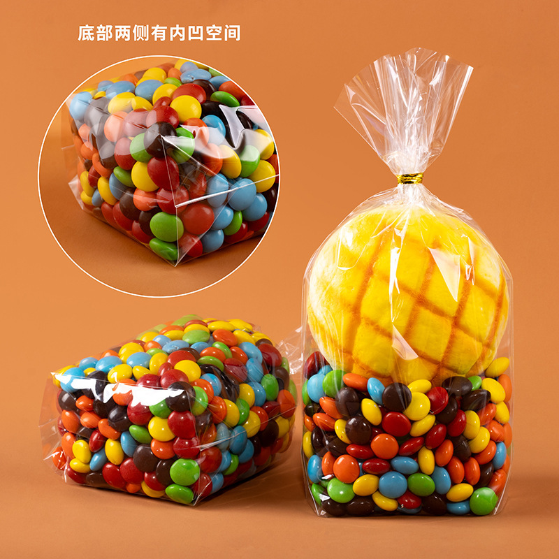 厂家现货opp袋子玩具礼品透明塑料平口包装袋烘焙糖果折底封口袋|undefined