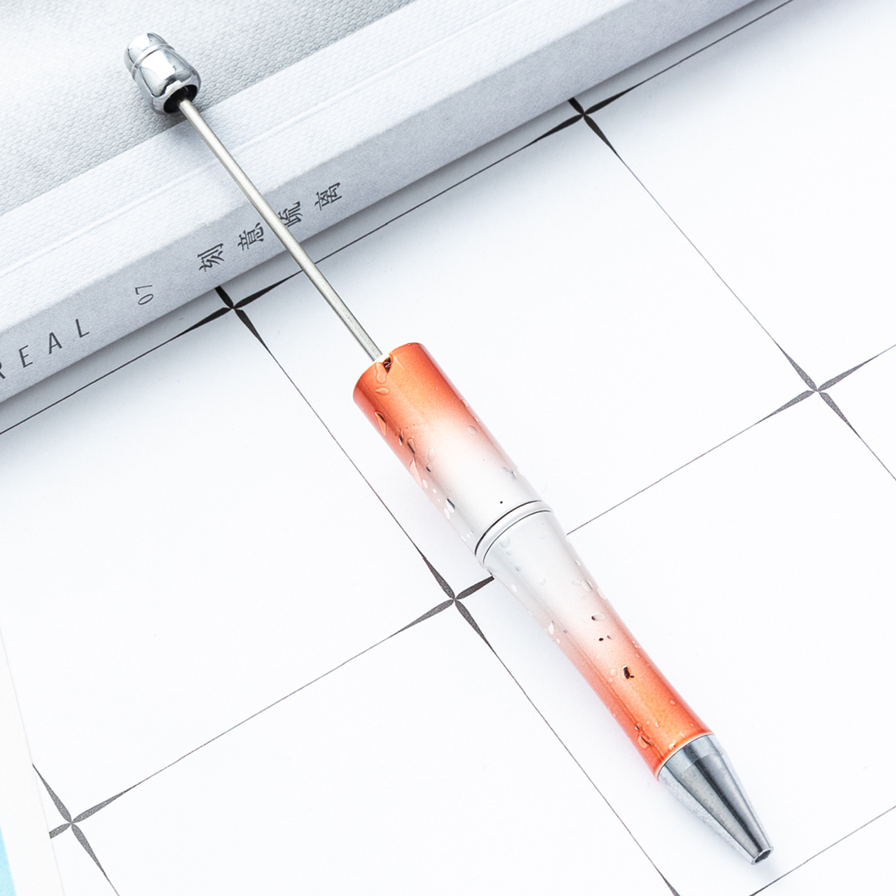 Diy Star Bead Pen creativo galvanizado UV Bead Pen estrella sequin gradiente Bead Pen al por mayor