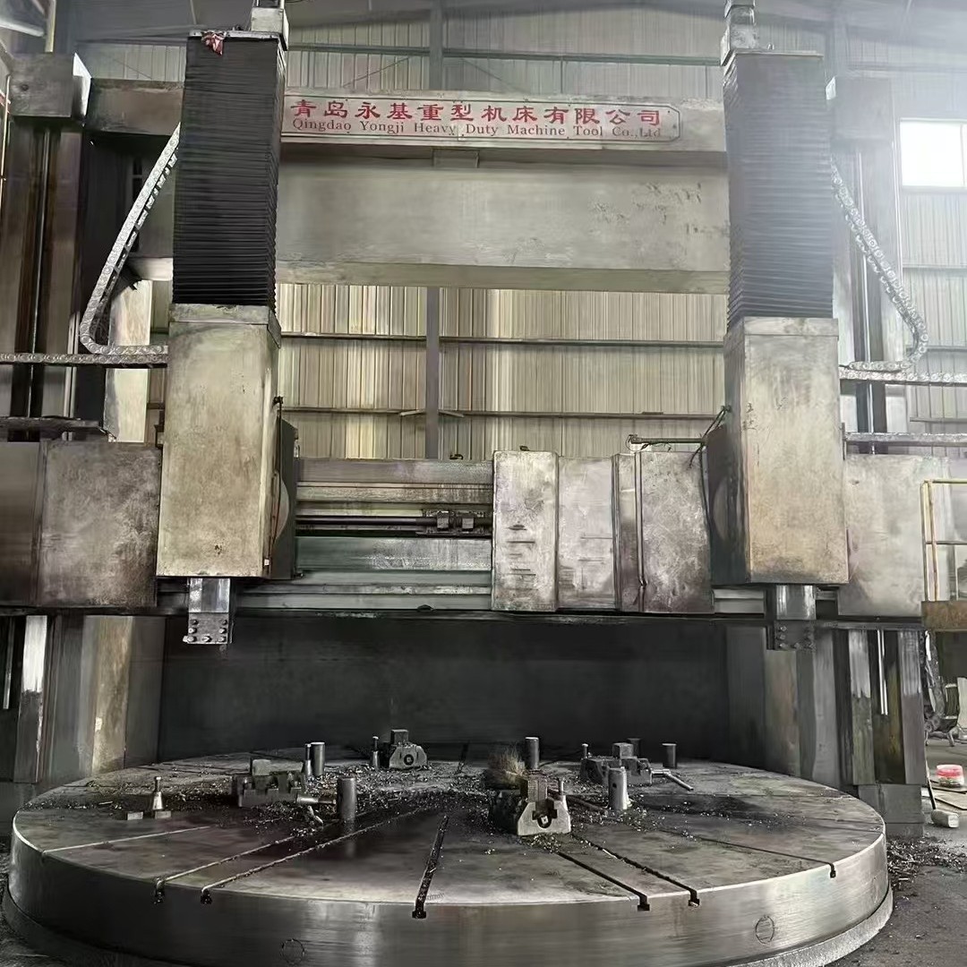 处理二手永基CK5263数控立式车床加工高度4米承重:100t
