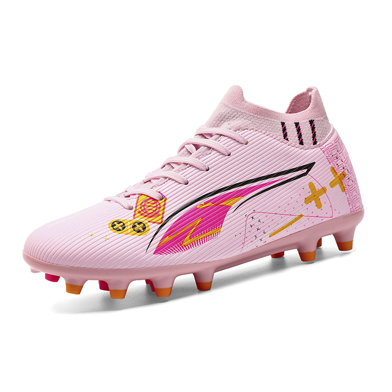 2025 nuevos zapatos de entrenamiento de clavos largos para hombres y mujeres zapatos de competición de fútbol para estudiantes de educación física de jóvenes zapatos de fútbol zapatos deportivos