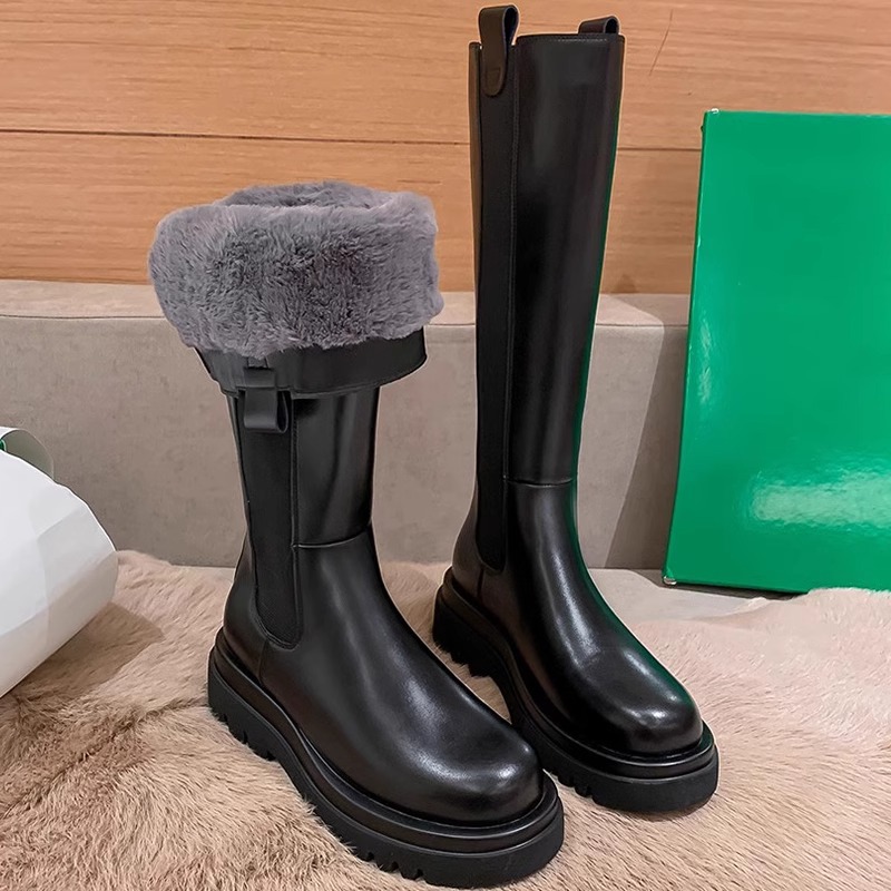 Winter keep warm high boots platform