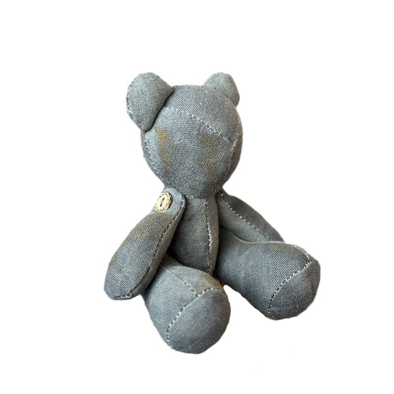 Nuevo oso muñeca muñeca Lu bordado tela de mosaico bolsas de juguete para niños productos acabados colgantes adornos de dibujos animados para el hogar oso