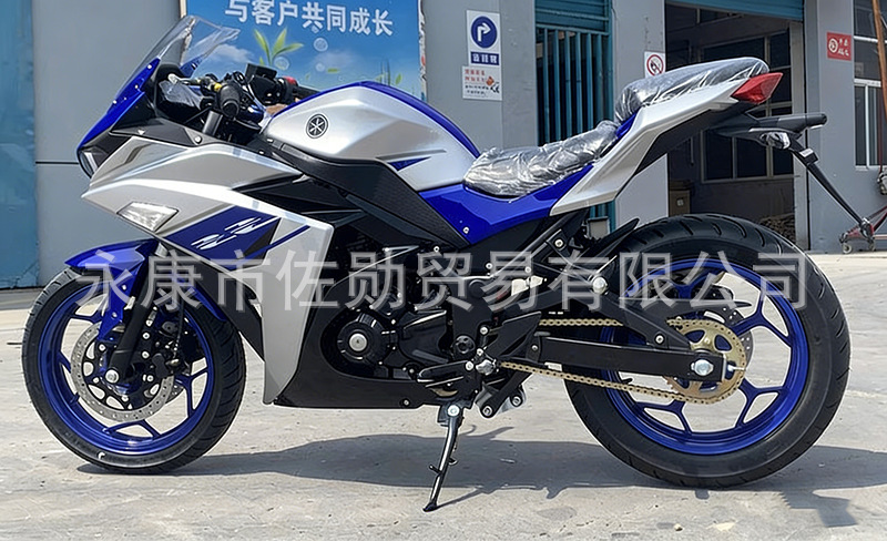 Little Ninja 400cc Fuel-Powered Motorcycle H2 Horizon Road Racing Bike V6 Motorcycle Dual-Cylinder R3 Sports Bike