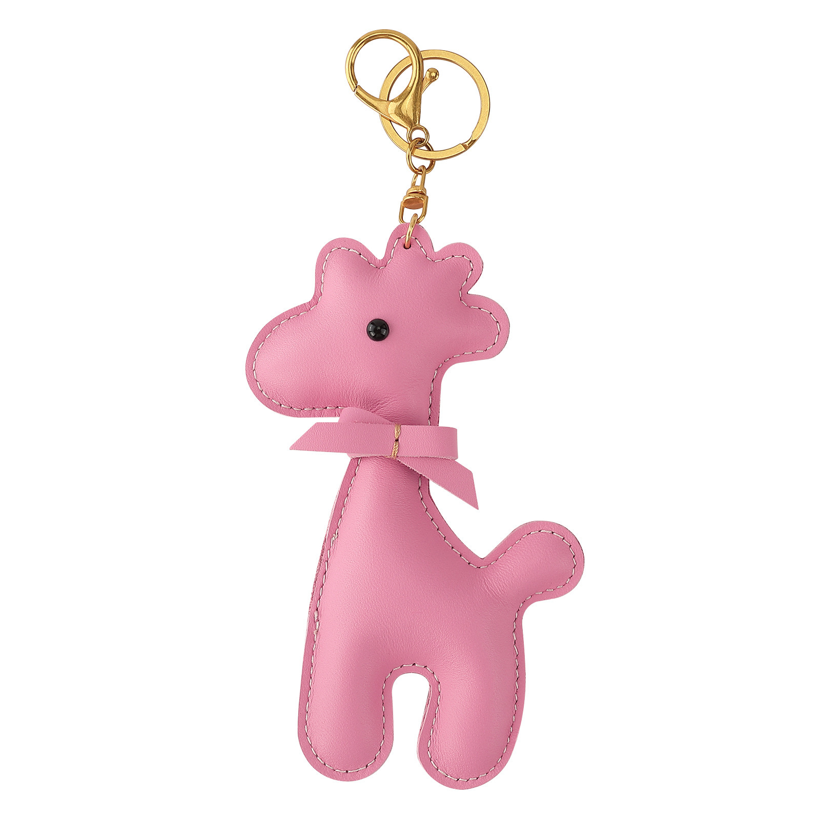 Colgante de oveja Tuo Colgante de bolso de cuero Piel de vaca de primera capa Animales de oveja Tuo en forma de llavero Colgante de equipaje