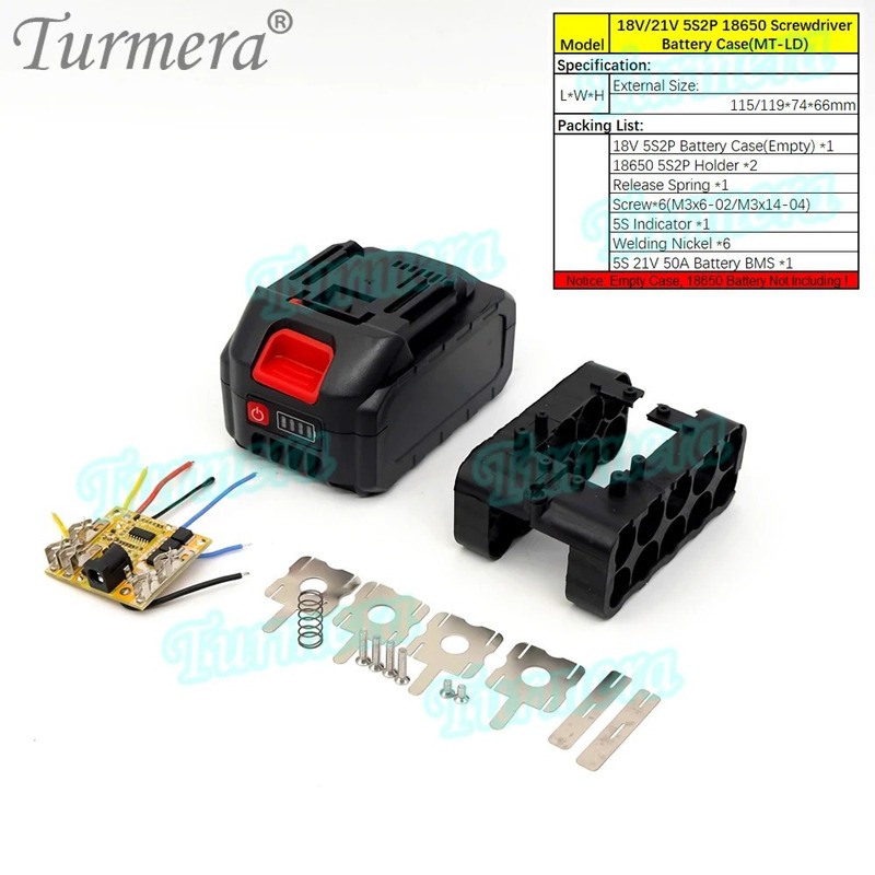 21V リチウム電動レンチバッテリーアクセサリー 18650 バッテリーボックス 5 セクション 10 セクション 15 セクション保護ボードシェルアクセサリー|undefined