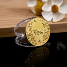 厂家批发YES NO决策币纪念章幸运币纪念币金银铜金属工艺品纪念品