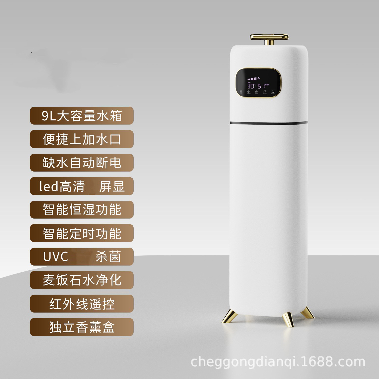 Floor-Standing Household Humidifier European and American Aromatherapy Sprayer Air Atomizing Humidifier Humidifier