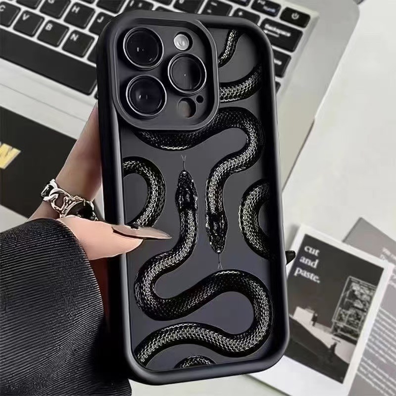 Funda para teléfono móvil iphone16pro de estilo europeo y americano Apple 15 anti-caída 14promax personalidad 13 nuevo 12/11