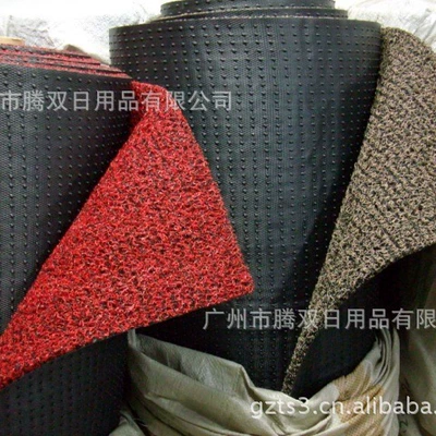 Factory supply garage carpet PE coated bottom export foreign trade single nail bottom car foot mat (Avtomobil döşəmə paspasları)