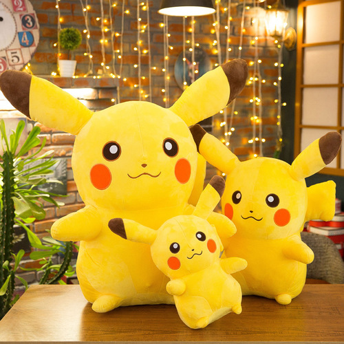 Creative plush toy Pikachu doll pillow Pokemon large rag doll cute girl doll
