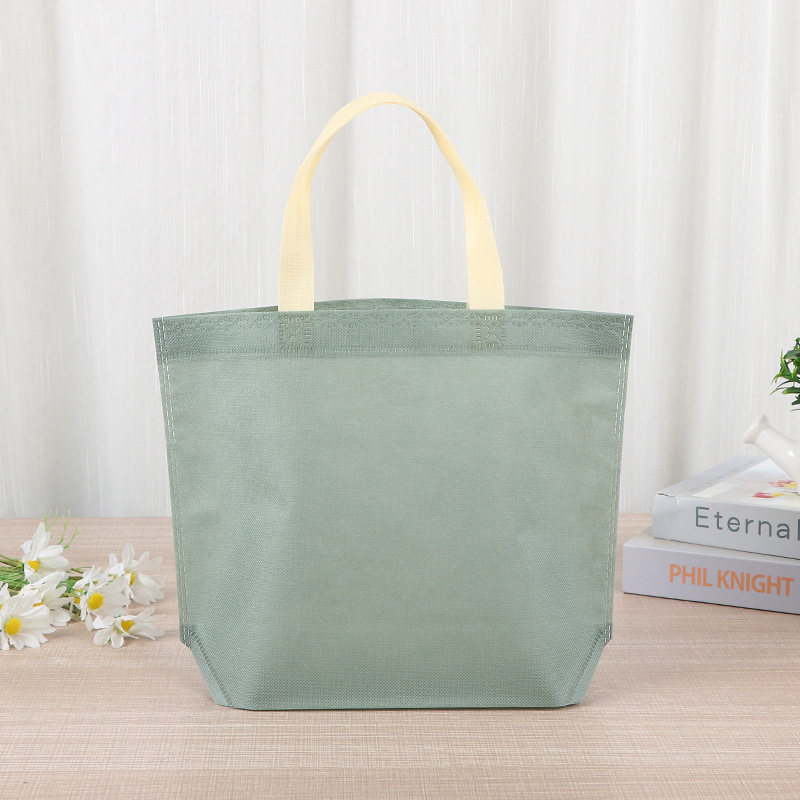 Bolsas de tela no tejida en blanco en stock, bolsas de tela no tejida portátiles, bolsas de prenda, logotipo de impresión image 15