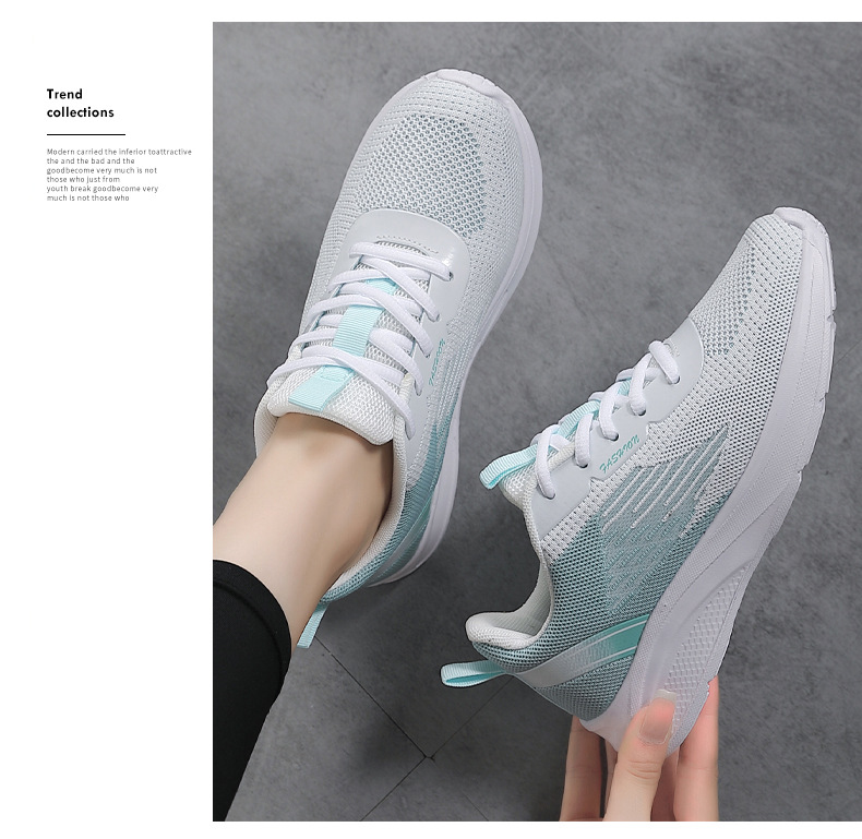 Women's Breathable Mesh Running Shoes Lightweight Shock Absorbing_voghion.com