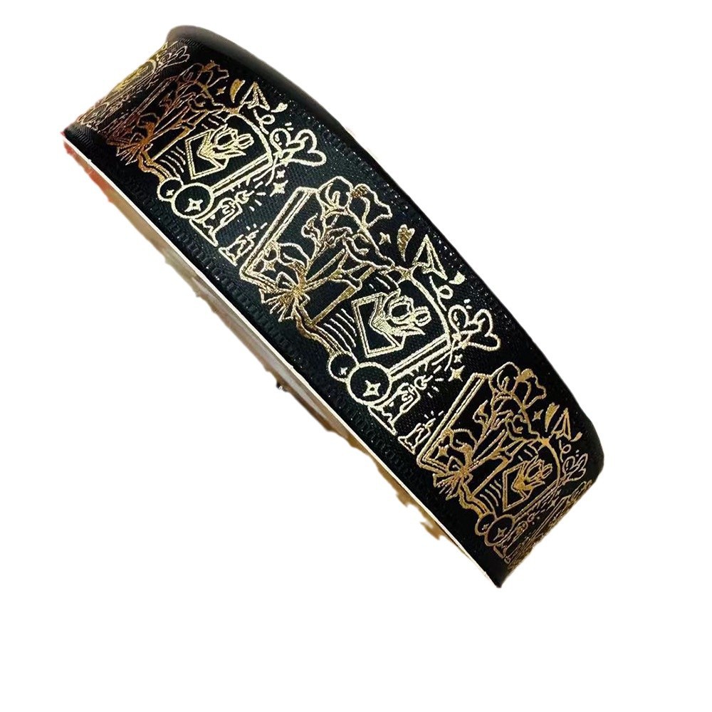 [Nuevo] Lolita cinta de estampado, mano de cinta de color 2.5CM libro mágico cinta de poliéster estampado