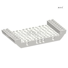 【50G起订】跨境MOC积木乐兼容高95227甲板 8*16*2船壳船体零配件