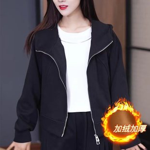 A large number of in stock 2024 autumn and winter new arctic fleece fleece-lined thickened new fashion zipper sweater coat